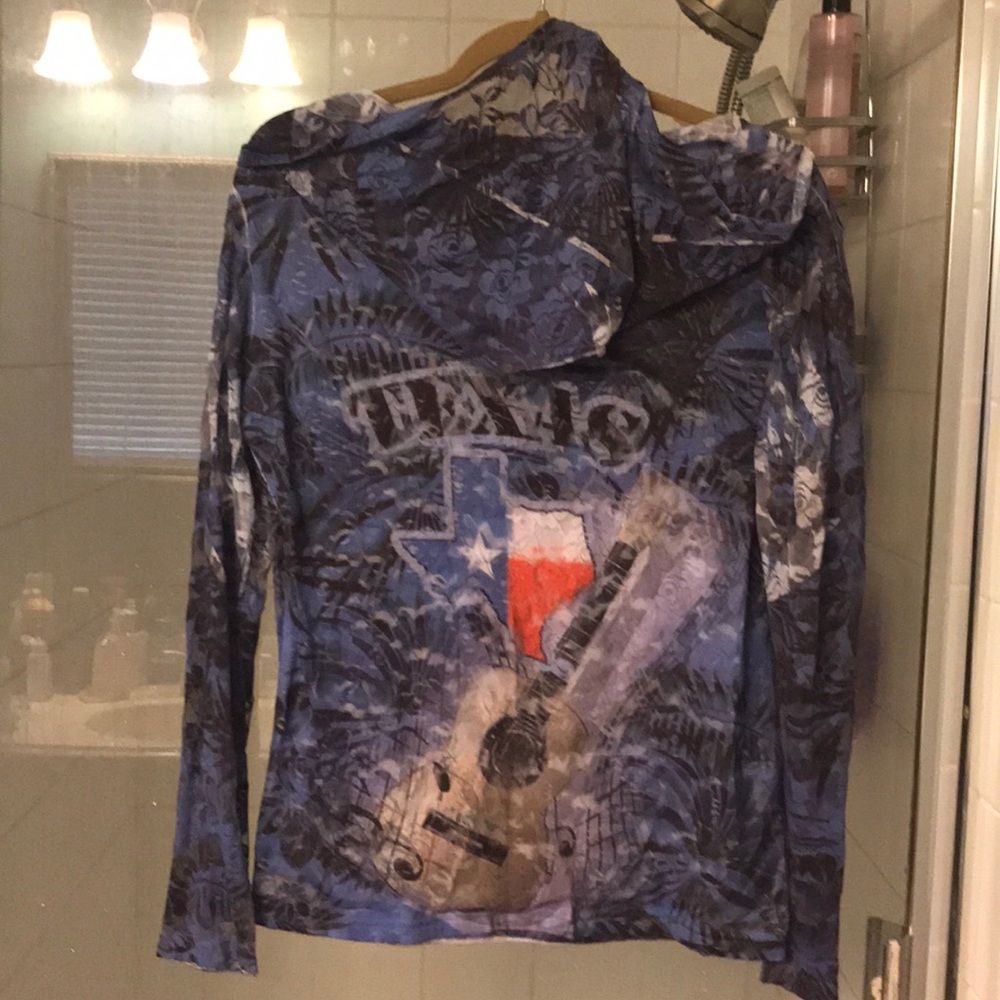 Under Glass sequined Texas hoodie - Picture 2 of 3